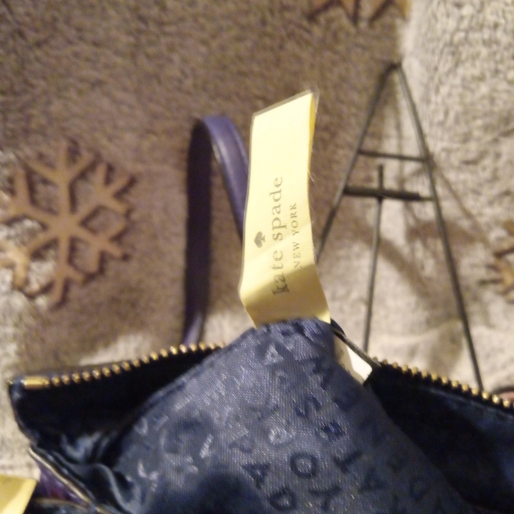 Kate Spade Grape Pebbled Leather Crossbody Bag and Wallet Set EUC - Picture 11 of 16